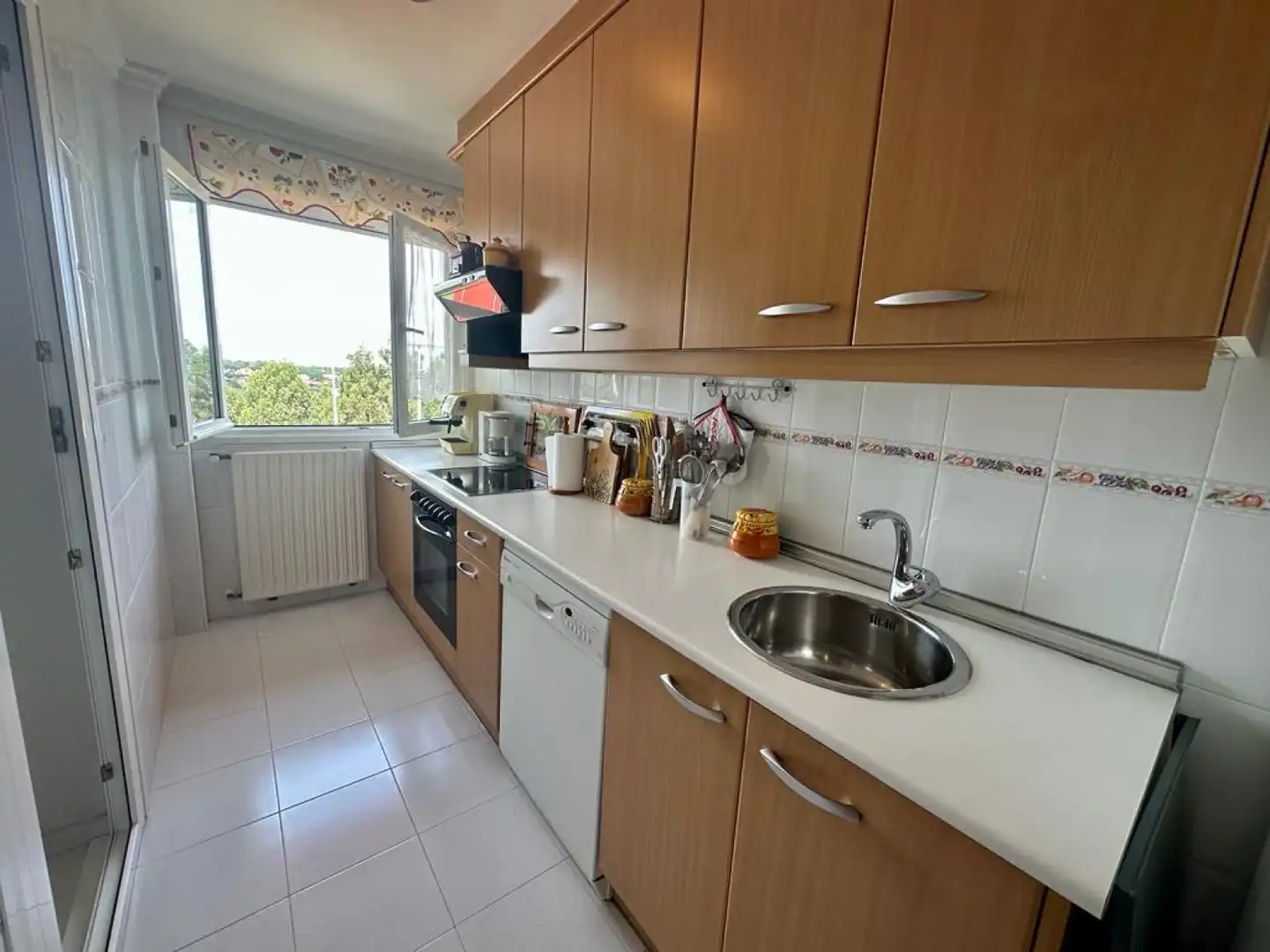 Kitchen of Flat for sale in Castrillón  with Heating, Private garden and Parquet flooring