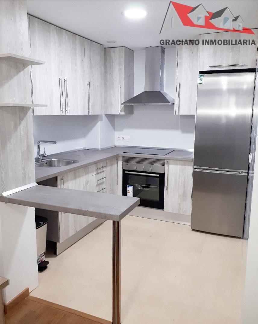 Kitchen of Apartment for sale in  Albacete Capital  with Heating and Furnished