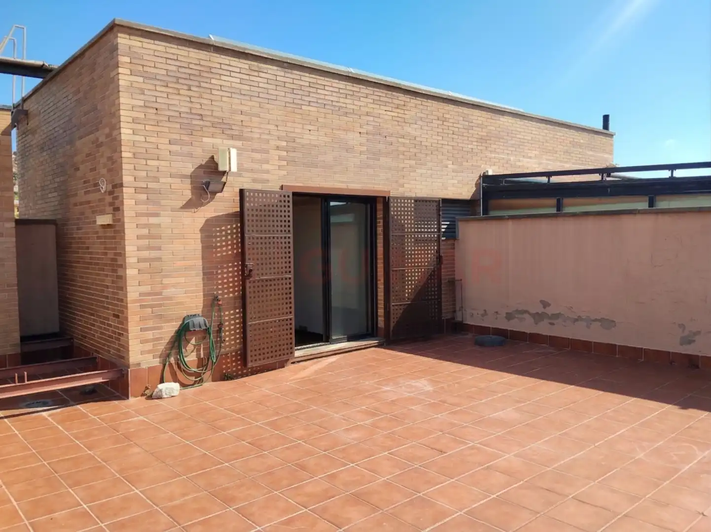 Terrasse von Dachboden zur Miete in Esplugues de Llobregat mit Klimaanlage, Heizung und Privatgarten