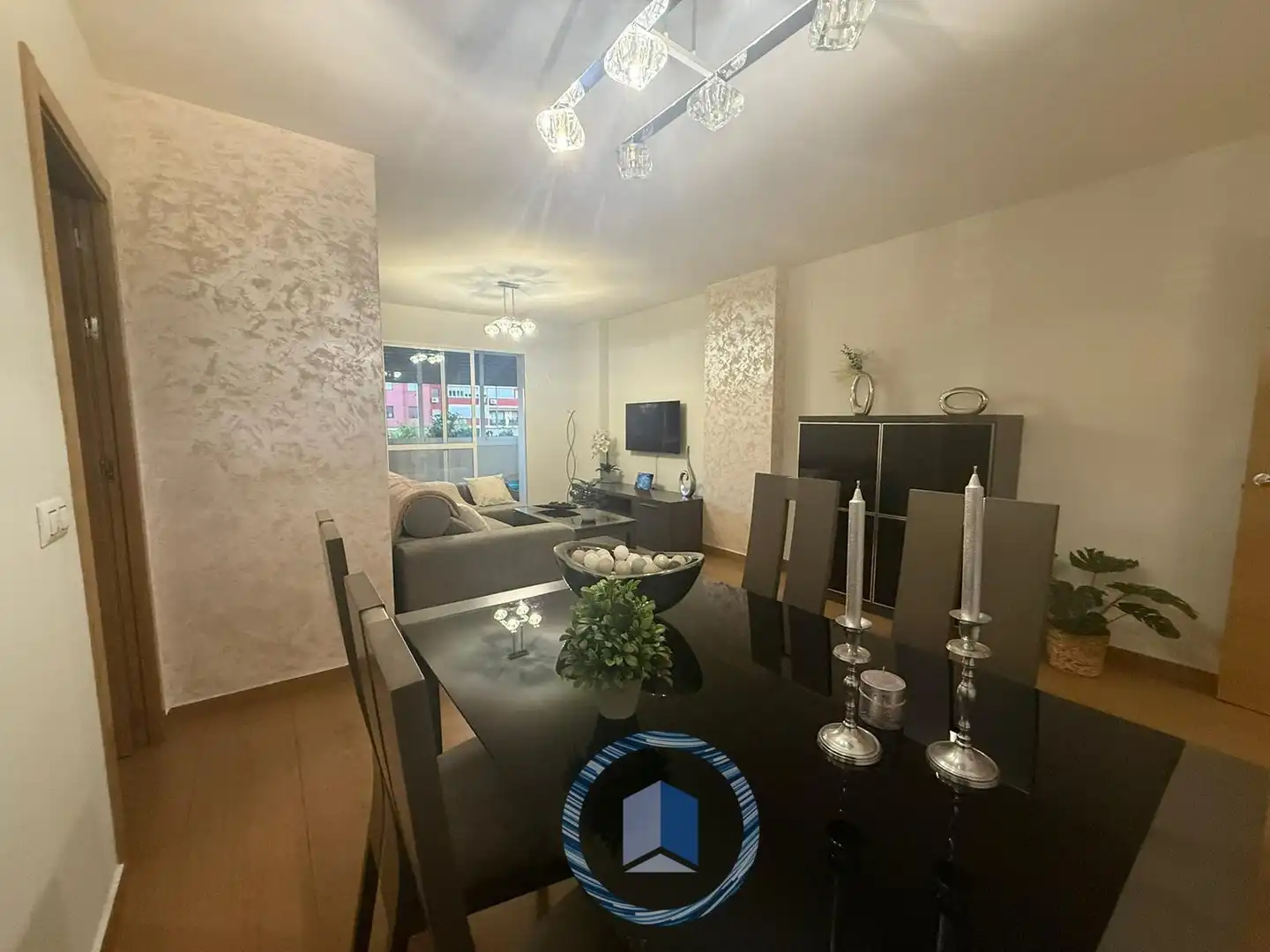 Wohnzimmer von Wohnung zum Verkauf in Montequinto mit Terrasse, Schwimmbad und Möbliert