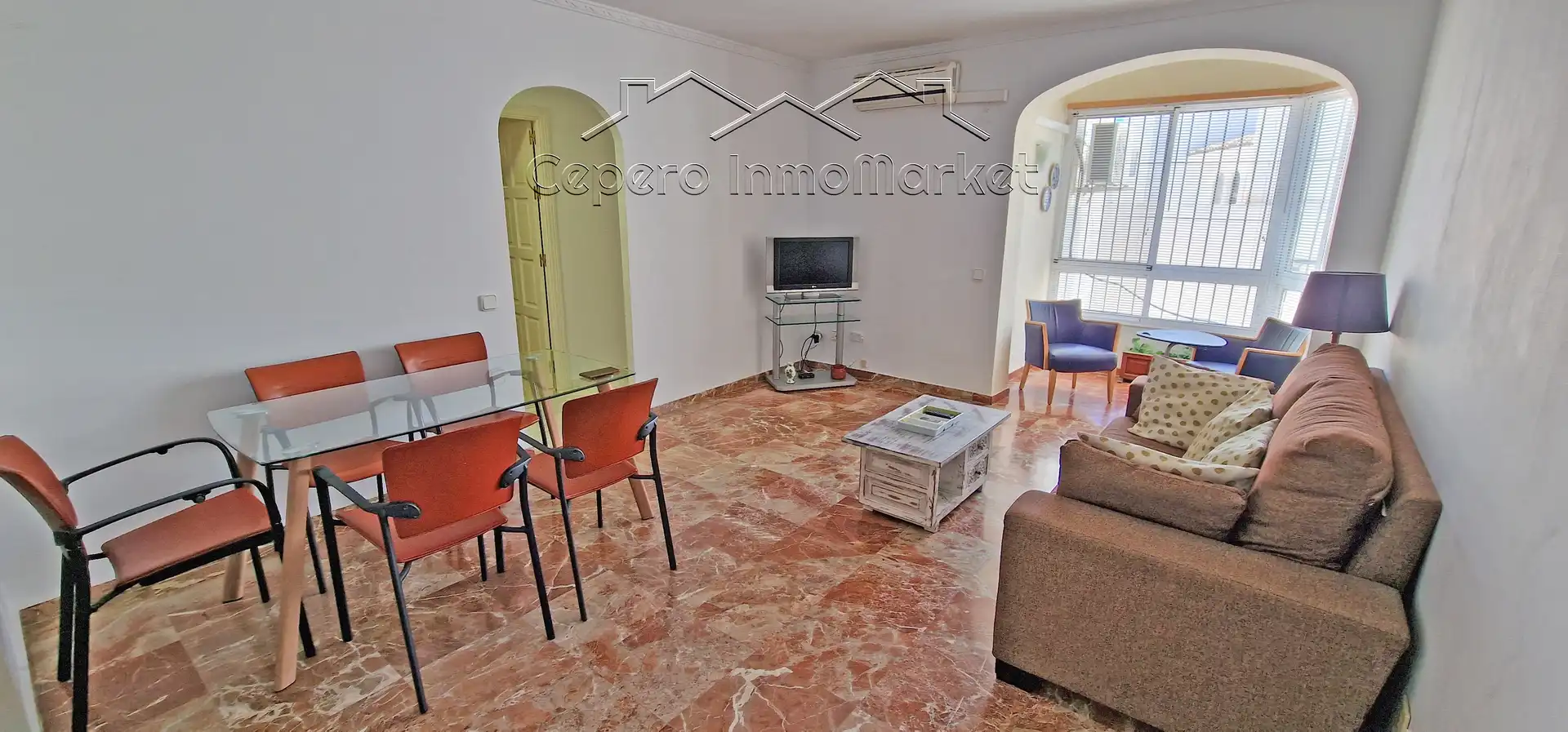 Sala d'estar de Pis en venda en El Puerto de Santa María amb Aire condicionat, Terrassa i Forn