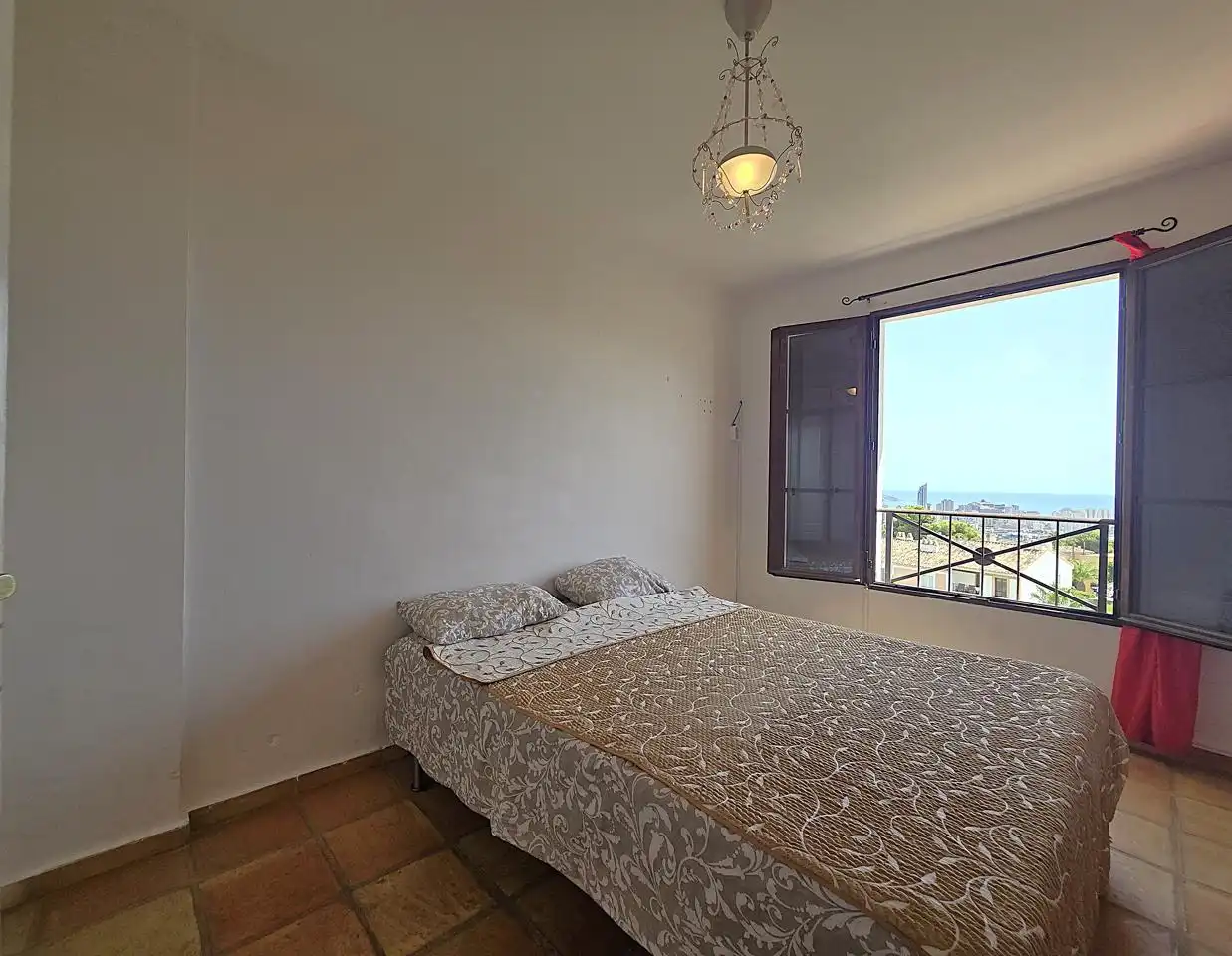 Dormitori de Casa adosada en venda en Finestrat amb Aire condicionat, Jardí privat i Terrassa