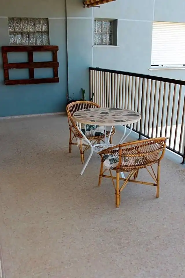 Terraza de Apartamento de alquiler en Benicasim / Benicàssim con Terraza, Piscina y Piscina comunitaria