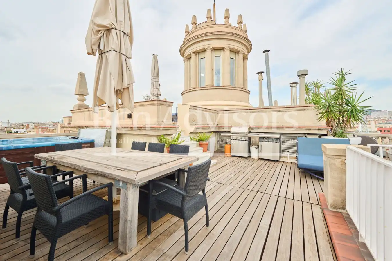 Terrace of Attic for sale in Barcelona  with Air Conditioner, Heating and Parquet flooring