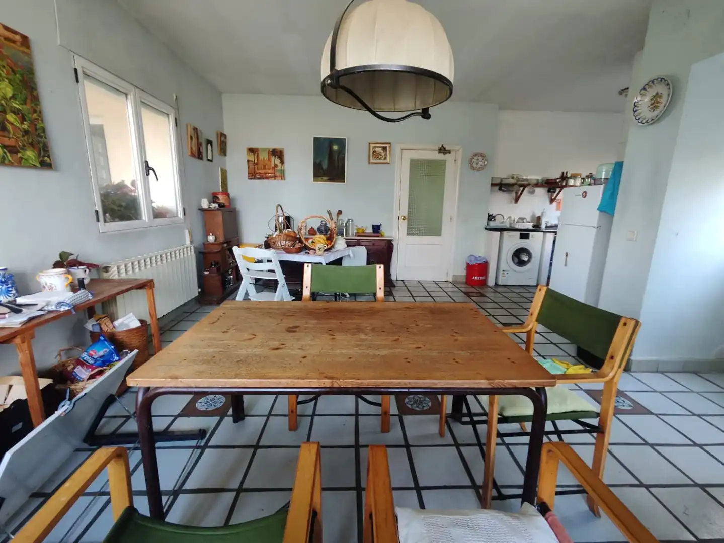 Menjador de Casa o xalet en venda en Sevilla la Nueva amb Calefacció, Jardí privat i Terrassa