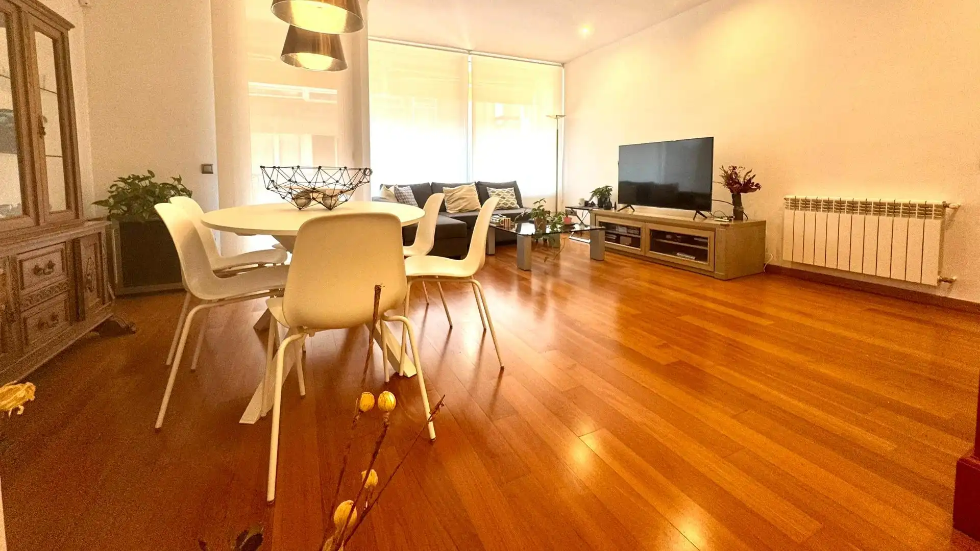 Sala de estar de Piso en venta en Barcelona con Aire acondicionado, Calefacción y Parquet