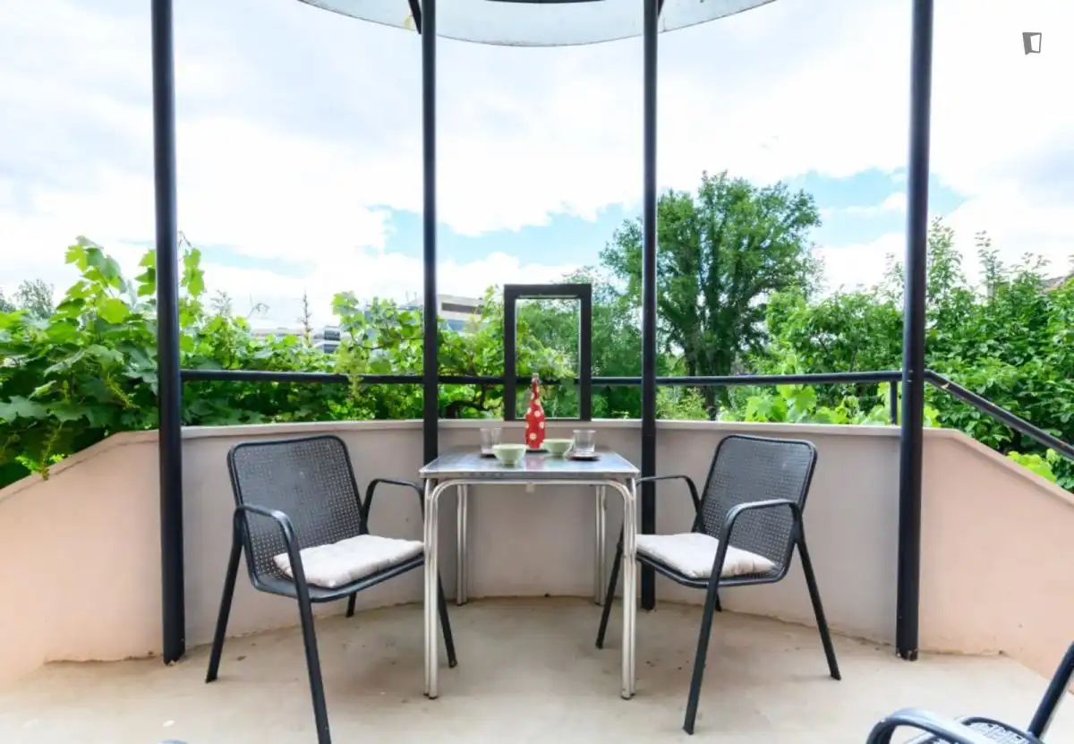 Terraza de Apartamento de alquiler en La Moraleja con Calefacción, Amueblado y Horno