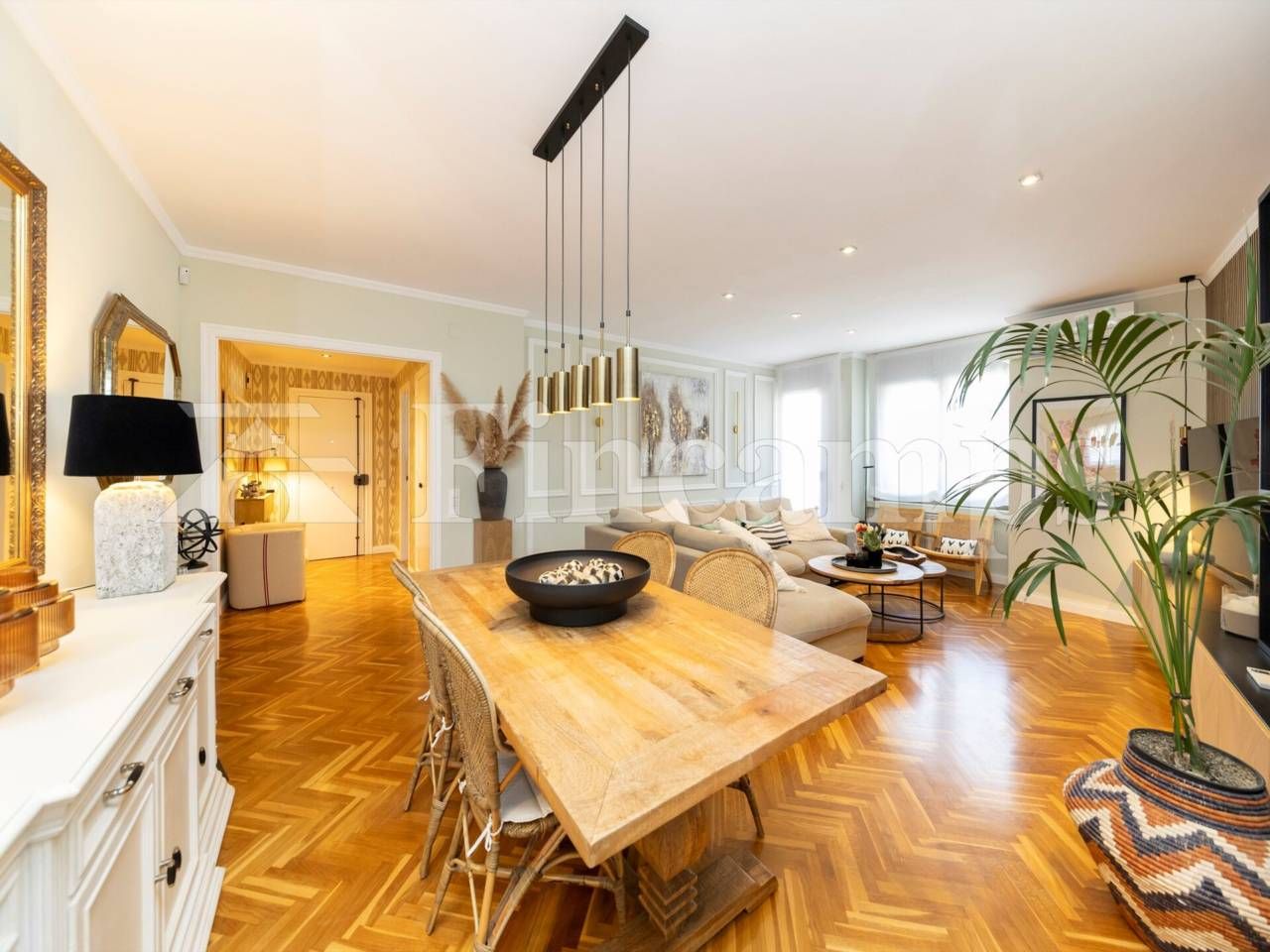 Sala d'estar de Àtic en venda en Sabadell amb Aire condicionat, Calefacció i Parquet