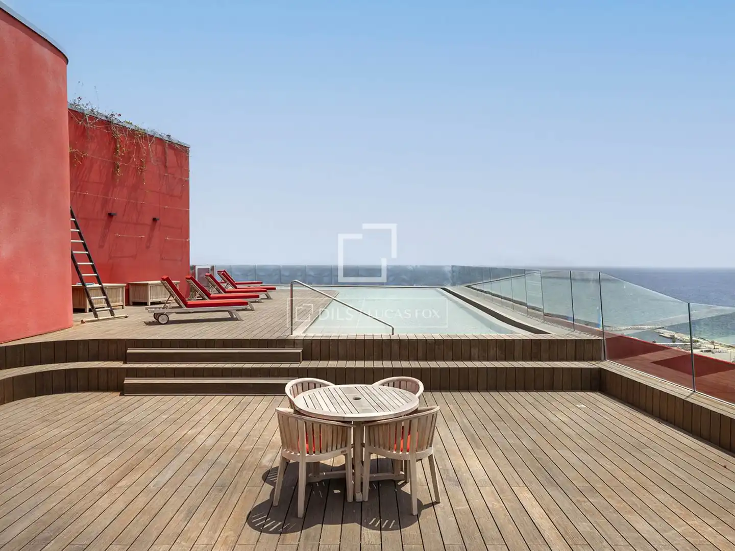 Terraza de Piso de alquiler en Barcelona con Aire acondicionado, Calefacción y Terraza