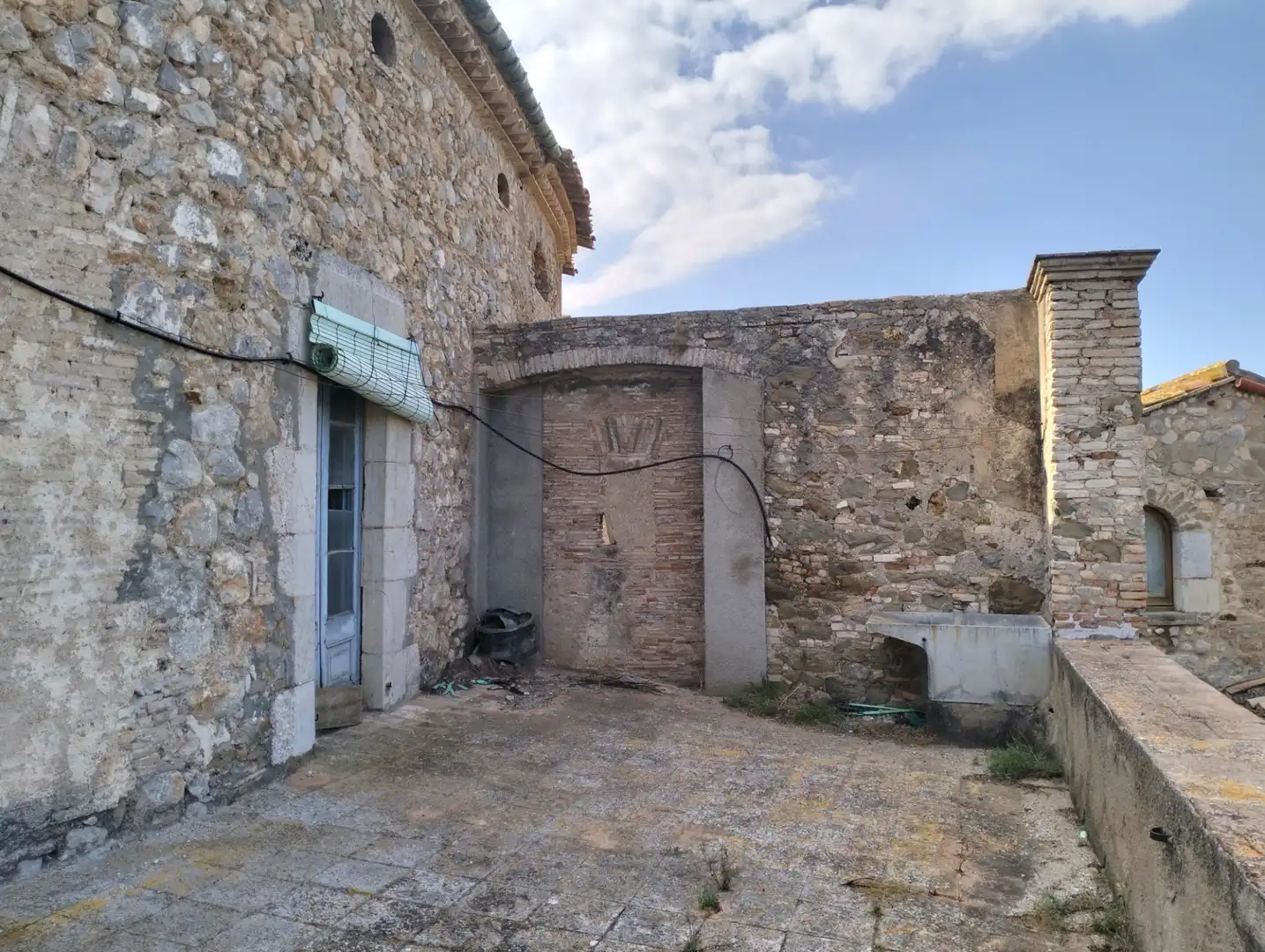 Vista exterior de Finca rústica en venta en Vilopriu con Terraza y Balcón