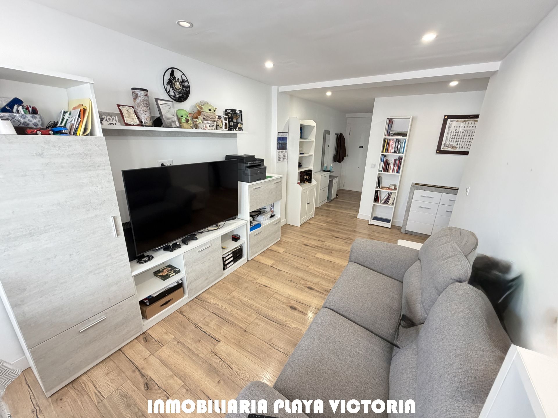 Sala d'estar de Pis en venda en  Cádiz Capital amb Moblat