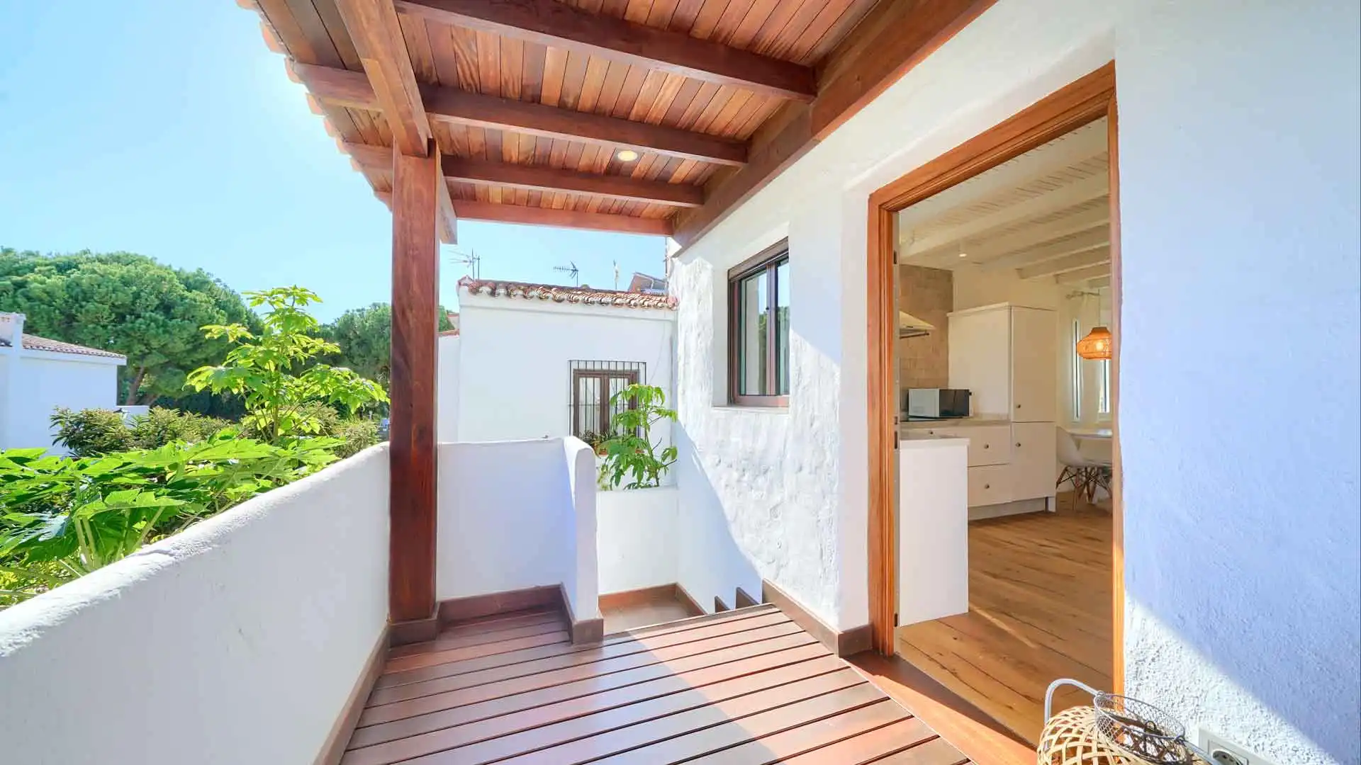 Terraza de Casa adosada en venta en Marbella con Aire acondicionado, Jardín privado y Terraza