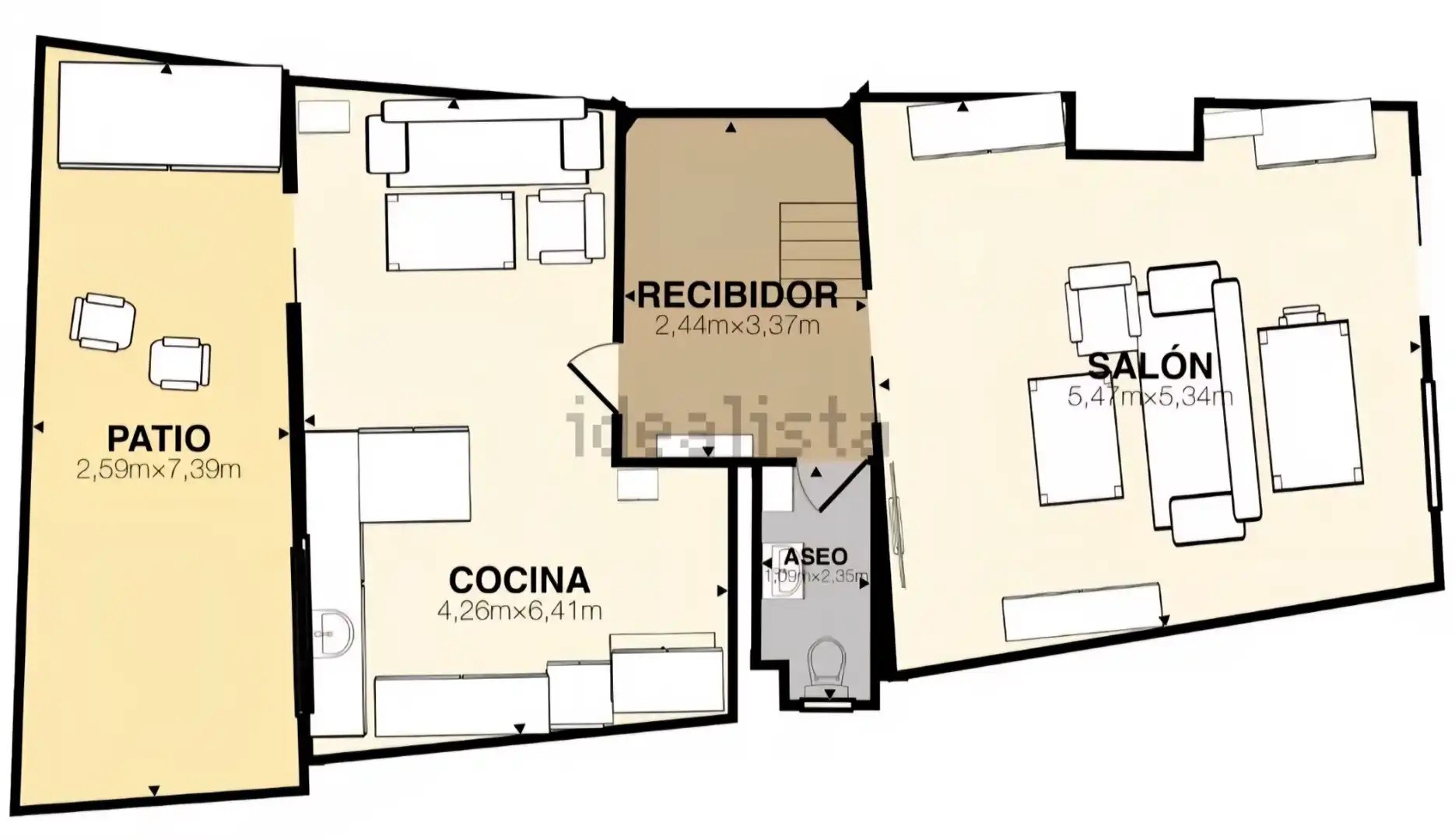 Casa adosada en venta en Calle Isidro Pinedo, 2, San Antonio