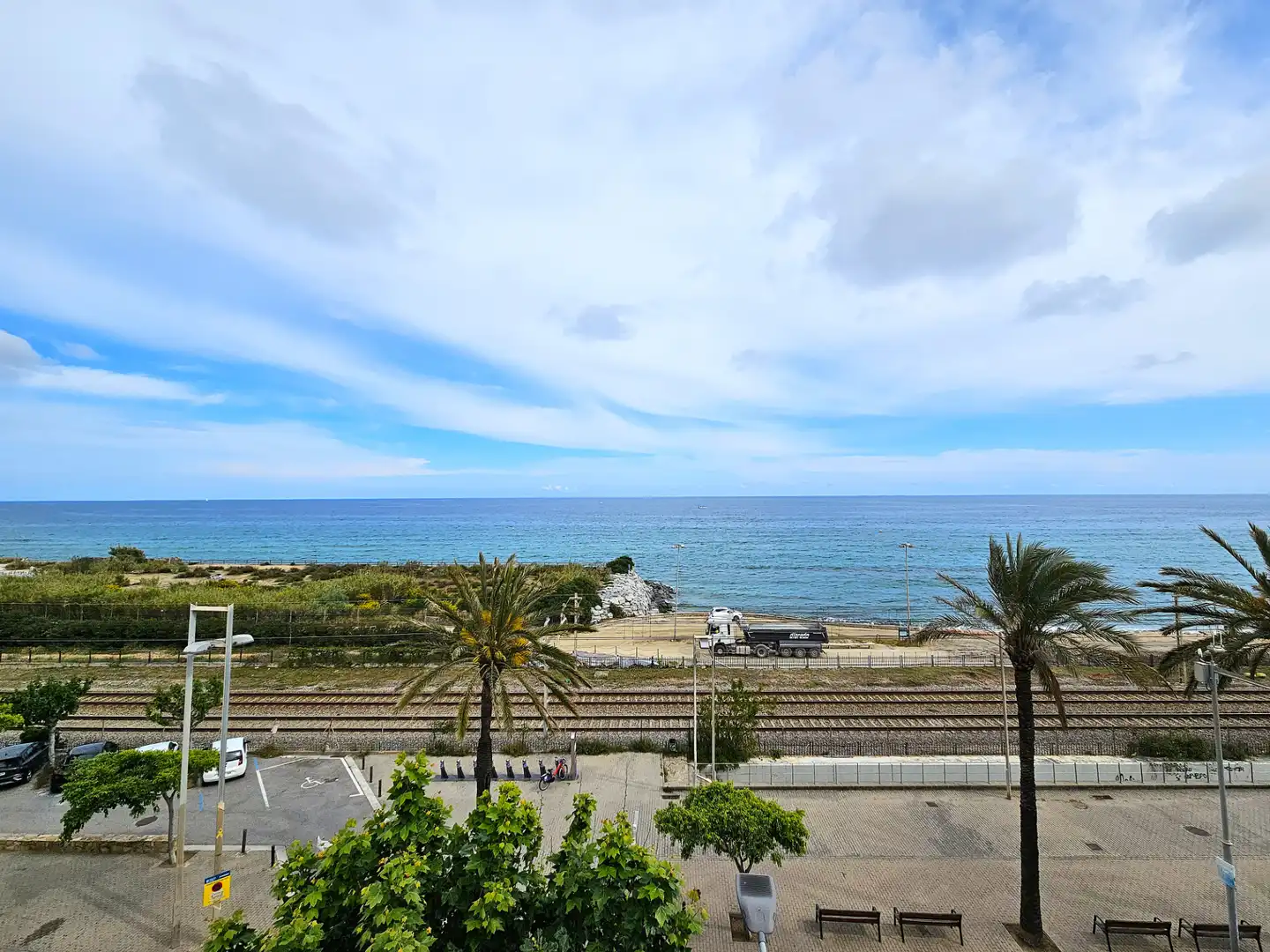 Vista exterior de Piso en venta en Badalona con Calefacción