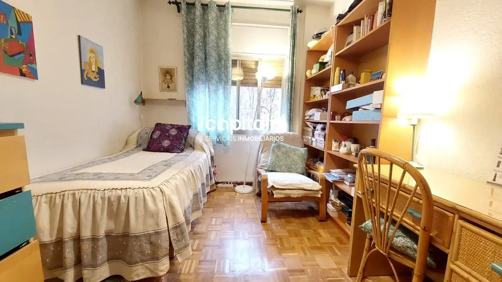 Schlafzimmer von Wohnung zum Verkauf in Madrid mit Klimaanlage, Heizung und Abstellraum