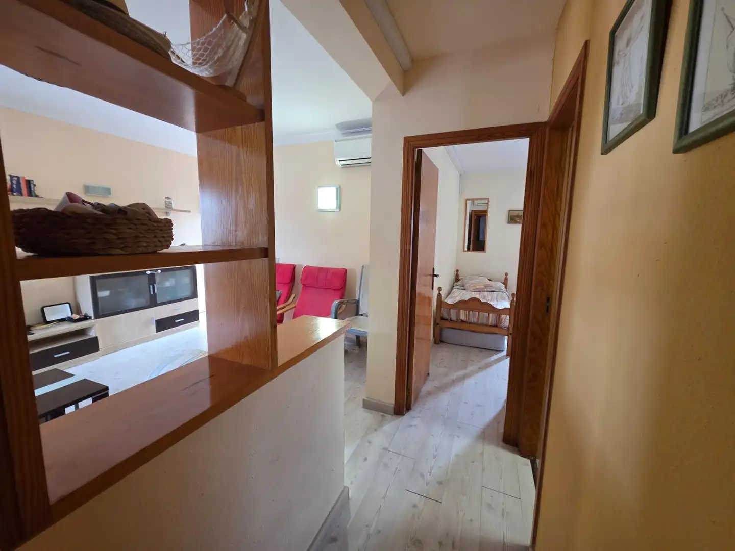Sala d'estar de Àtic en venda en Alcúdia amb Aire condicionat, Jardí privat i Terrassa