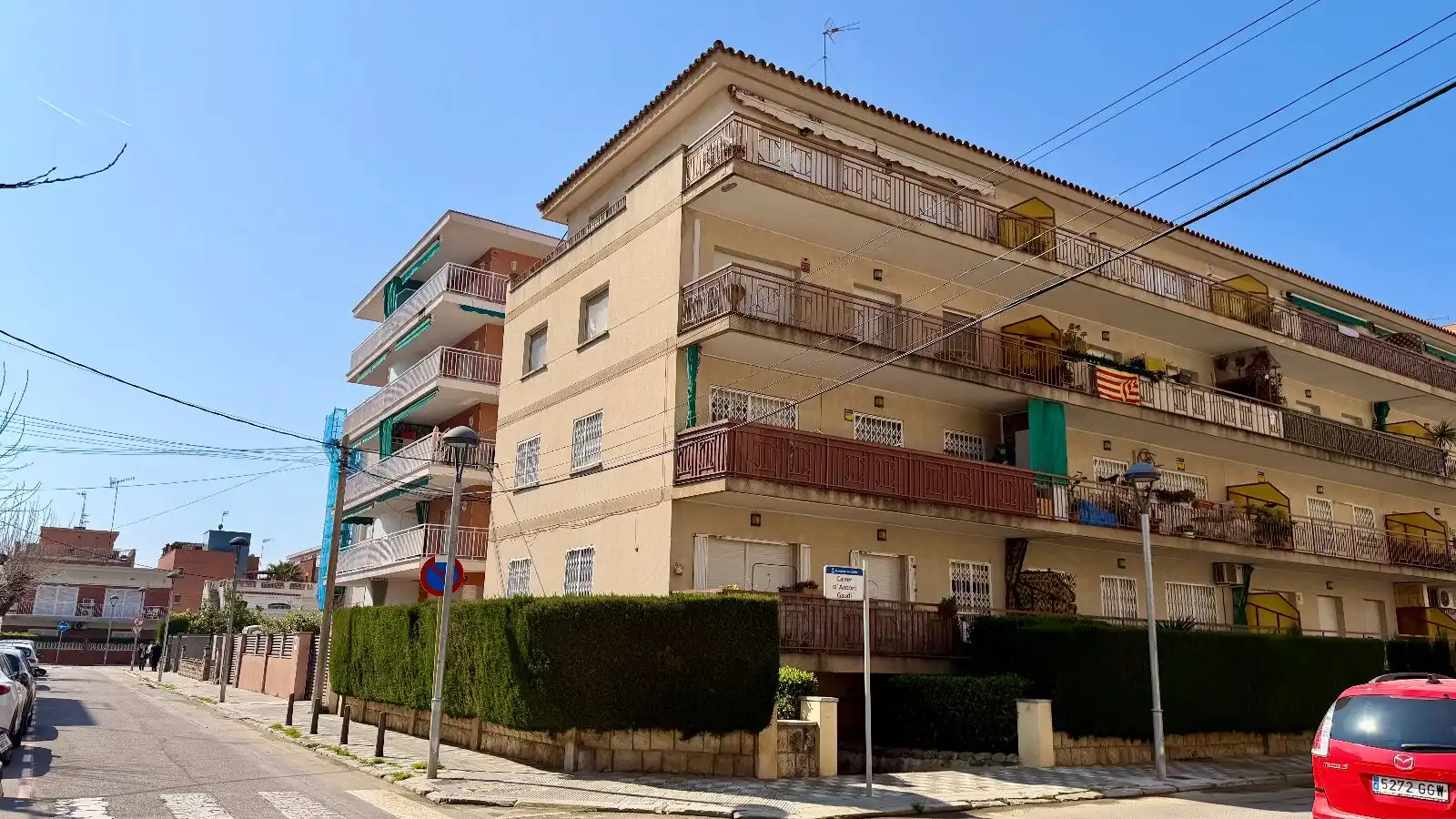 Vista exterior de Àtic en venda en Cunit amb Aire condicionat, Terrassa i Moblat