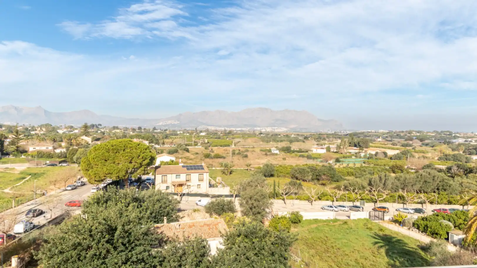 Vista exterior de Ático en venta en Pedreguer con Aire acondicionado, Calefacción y Terraza