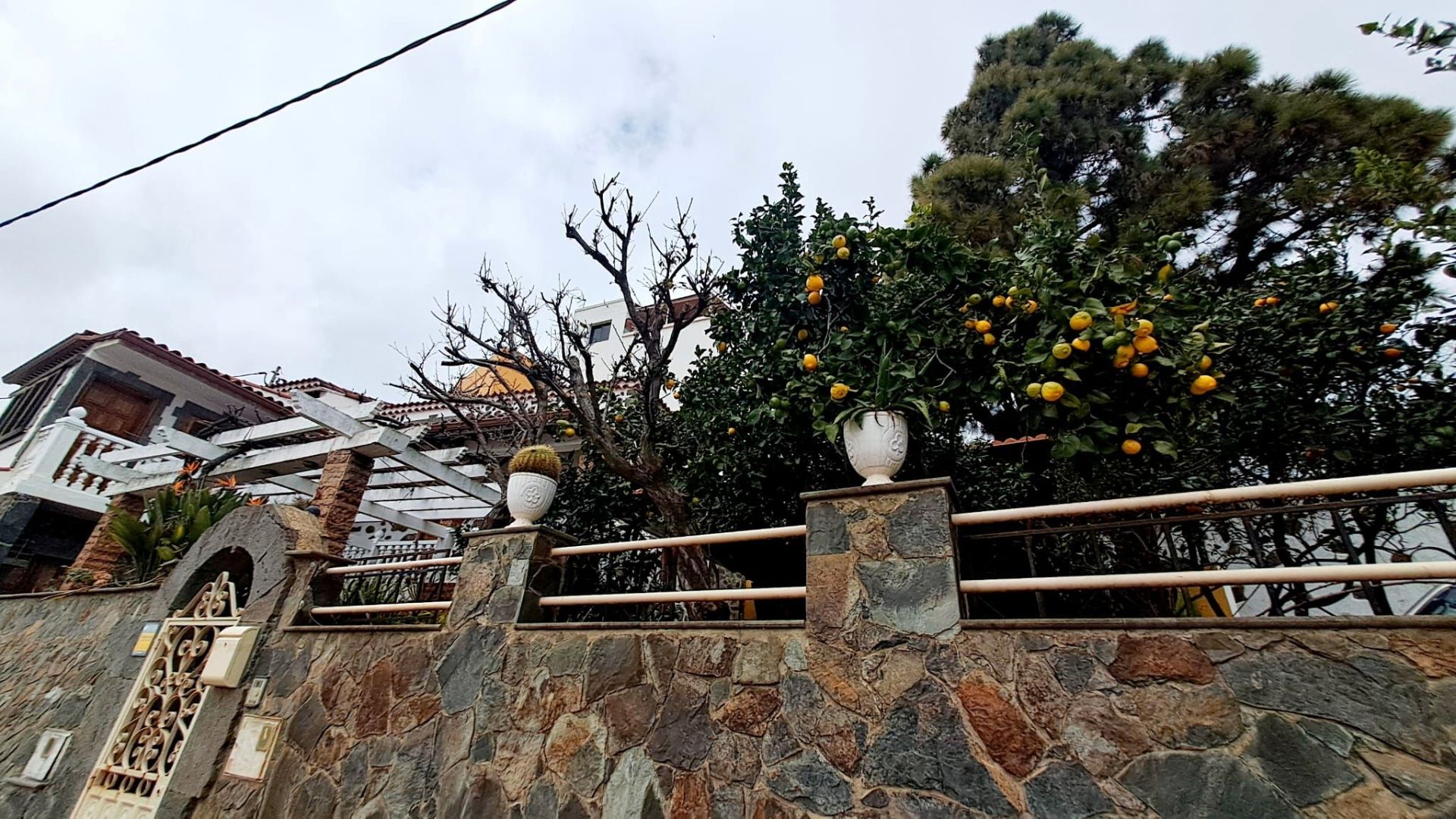 Vista exterior de Finca rústica de lloguer en Vega de San Mateo amb Aire condicionat, Calefacció i Jardí privat