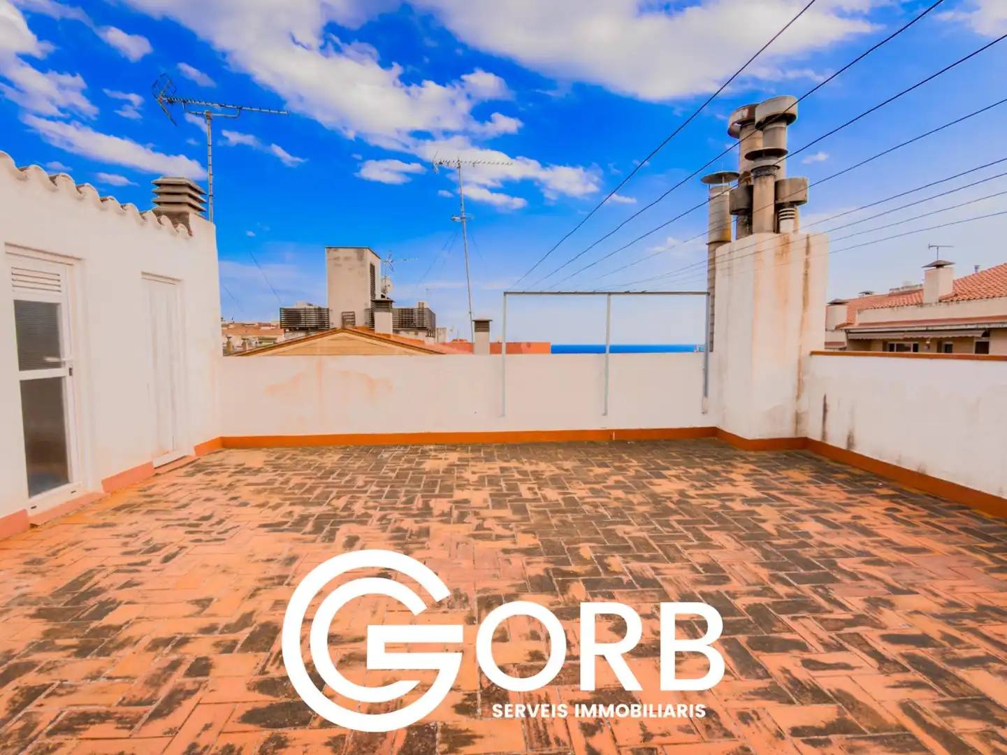 Terrasse von Wohnung zum Verkauf in Mataró mit Klimaanlage, Heizung und Terrasse