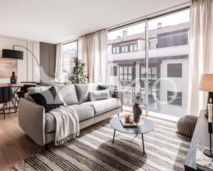 Sala d'estar de Apartament de lloguer en  Madrid Capital amb Aire condicionat