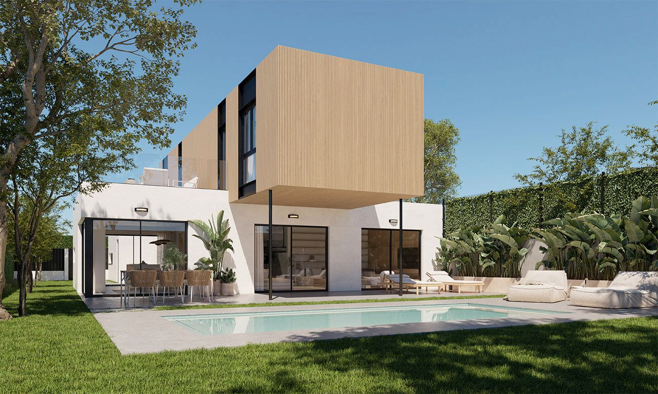 Exterior view of House or chalet for sale in Sanxenxo  with Heating, Private garden and Terrace