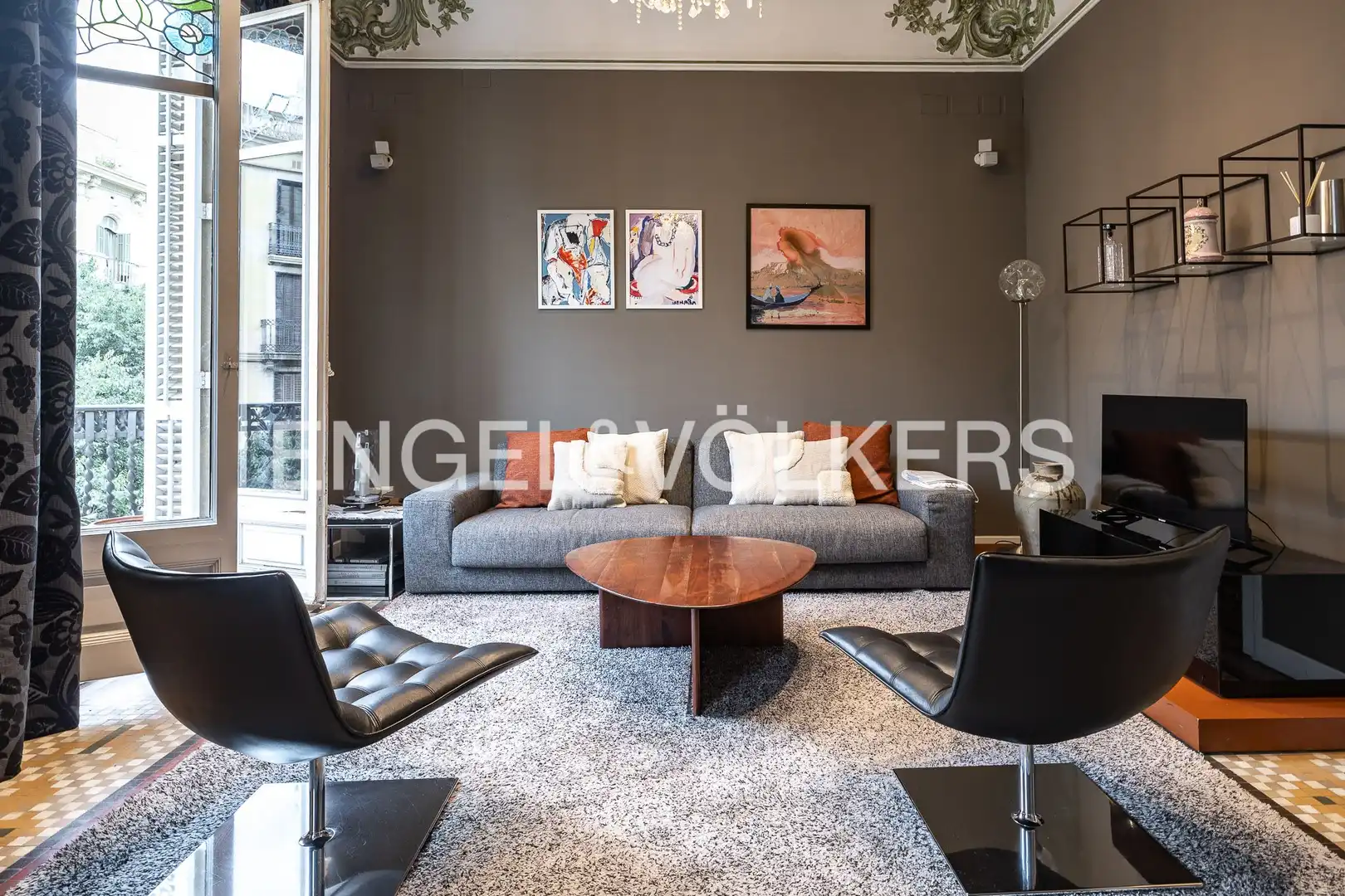 Sala de estar de Piso en venta en Eixample