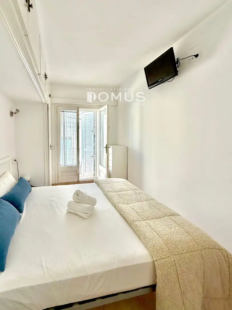 Schlafzimmer von Wohnung zur Miete in L'Escala mit Klimaanlage, Heizung und Terrasse