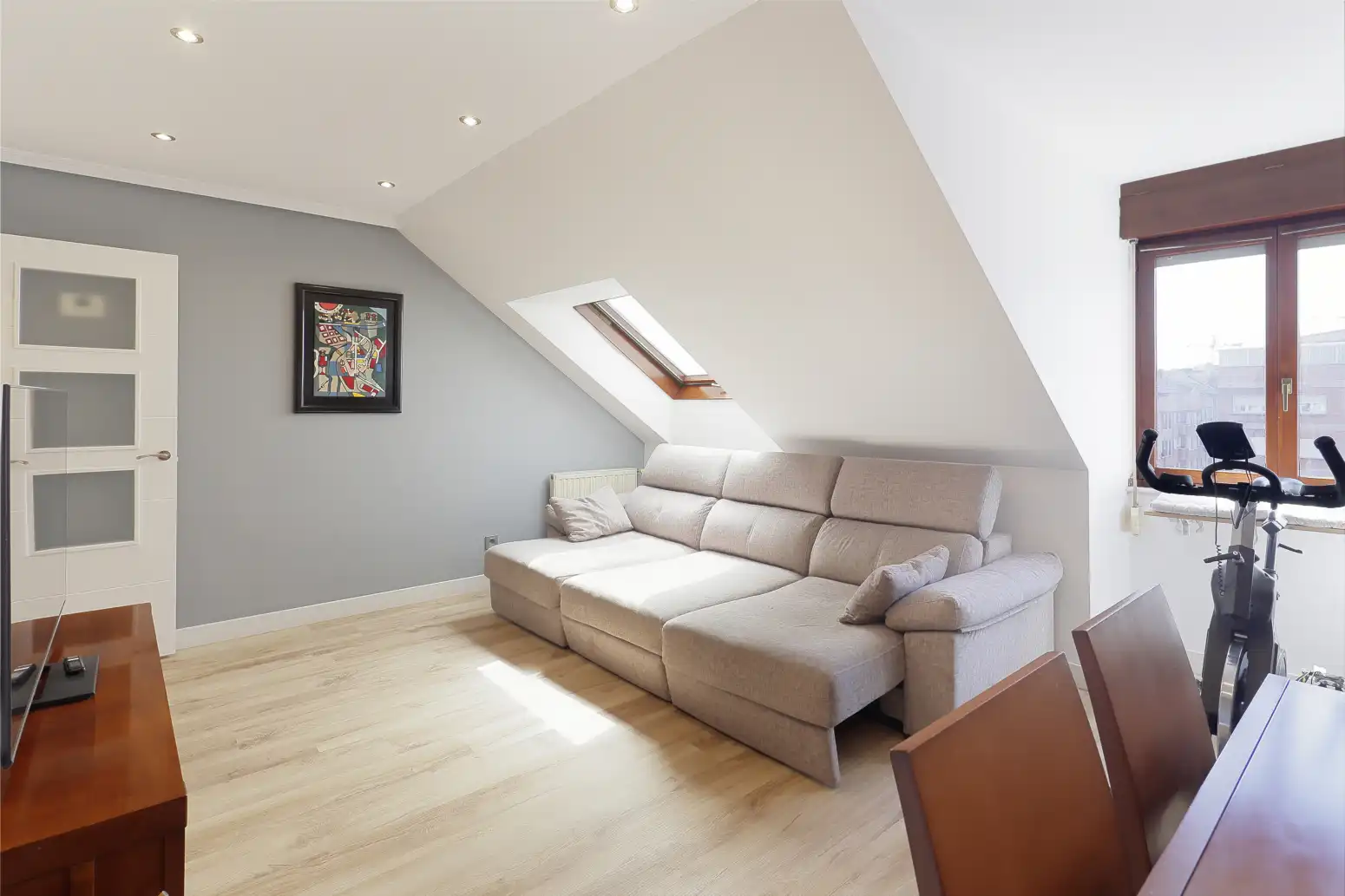 Wohnzimmer von Wohnung zum Verkauf in Gijón  mit Heizung und Parkett