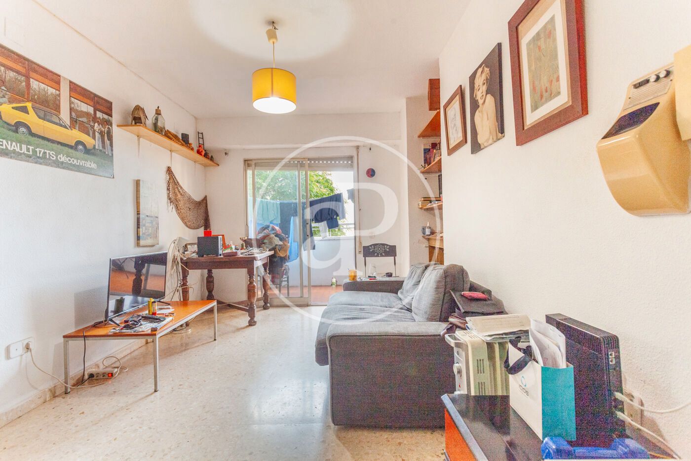 Living room of Flat for sale in  Valencia Capital  with Heating, Terrace and Balcony