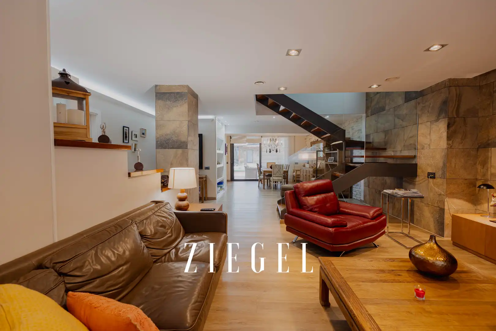 Sala d'estar de Casa o xalet en venda en Tacoronte amb Aire condicionat, Jardí privat i Terrassa