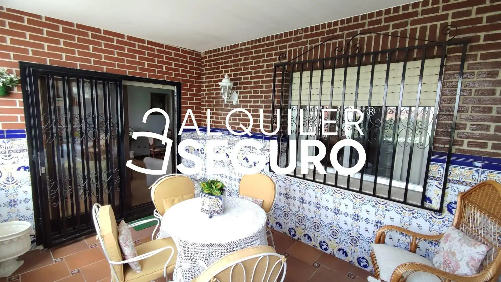 Terraza de Piso de alquiler en Madrid con Calefacción, Terraza y Amueblado