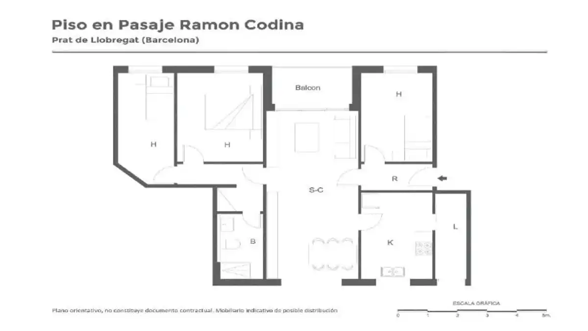 Piso en venta en Sant Cosme -La Granja