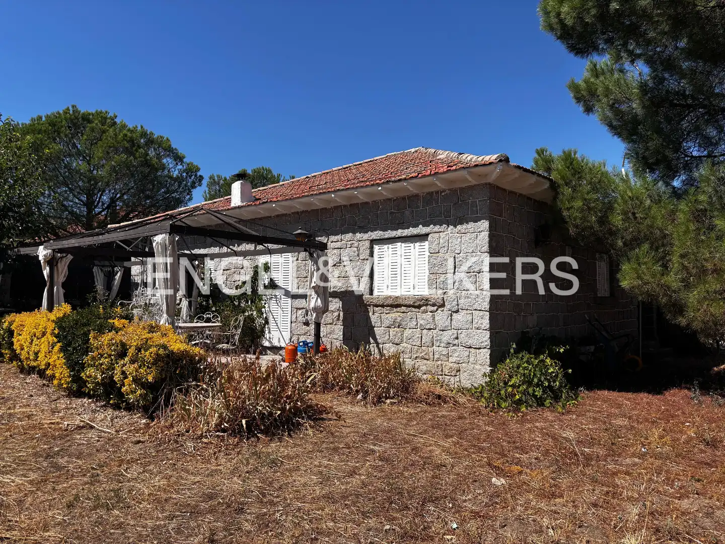 Vista exterior de Casa o xalet en venda en Galapagar amb Calefacció i Jardí privat