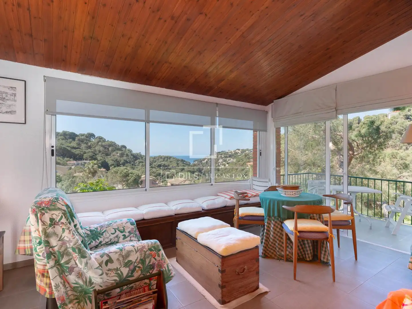 Sala de estar de Casa o chalet en venta en Lloret de Mar con Calefacción, Jardín privado y Terraza
