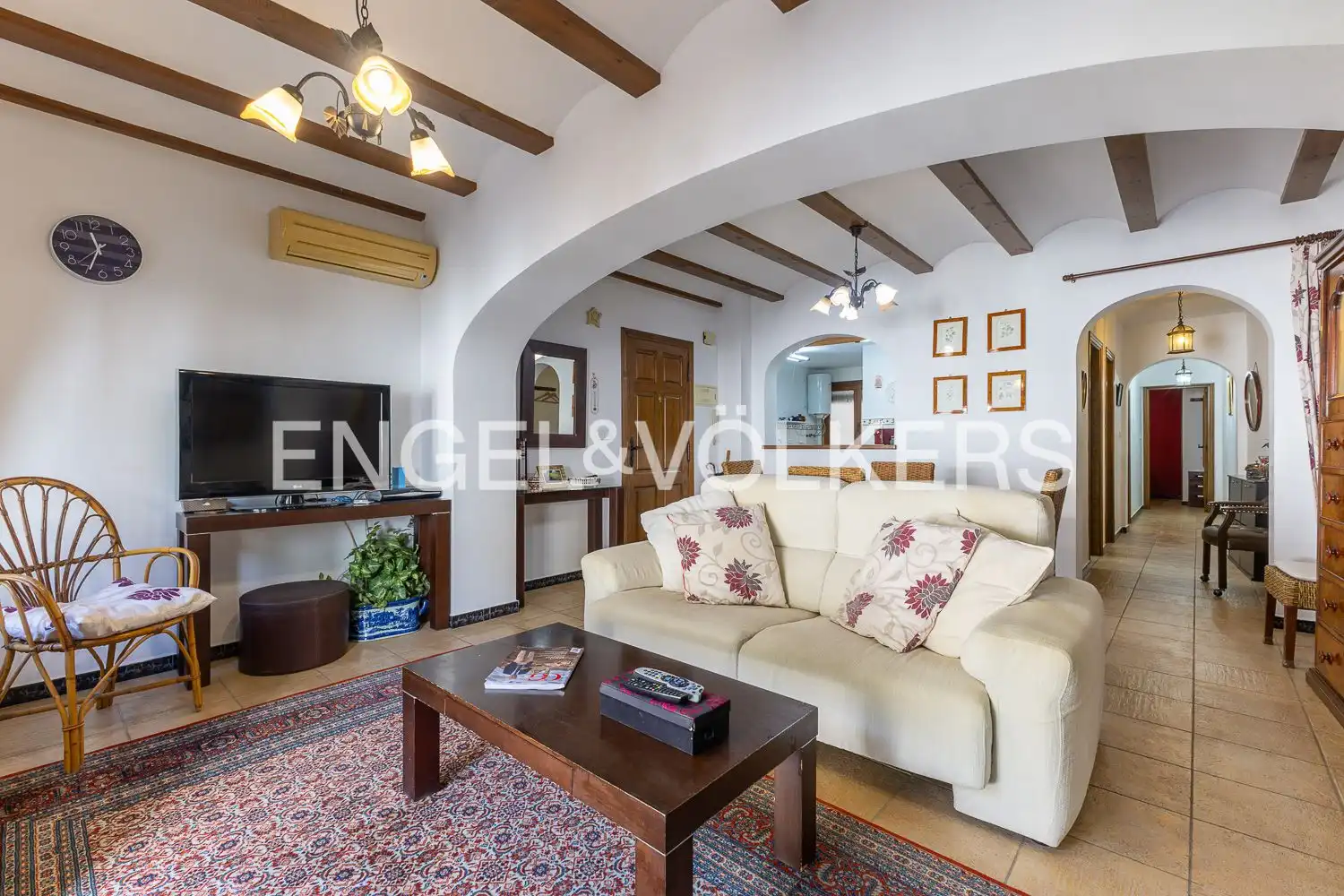 Sala de estar de Piso en venta en L'Atzúbia con Aire acondicionado, Calefacción y Amueblado