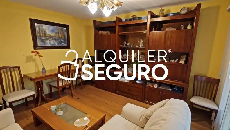 Wohnzimmer von Wohnung zur Miete in Madrid mit Heizung, Terrasse und Möbliert