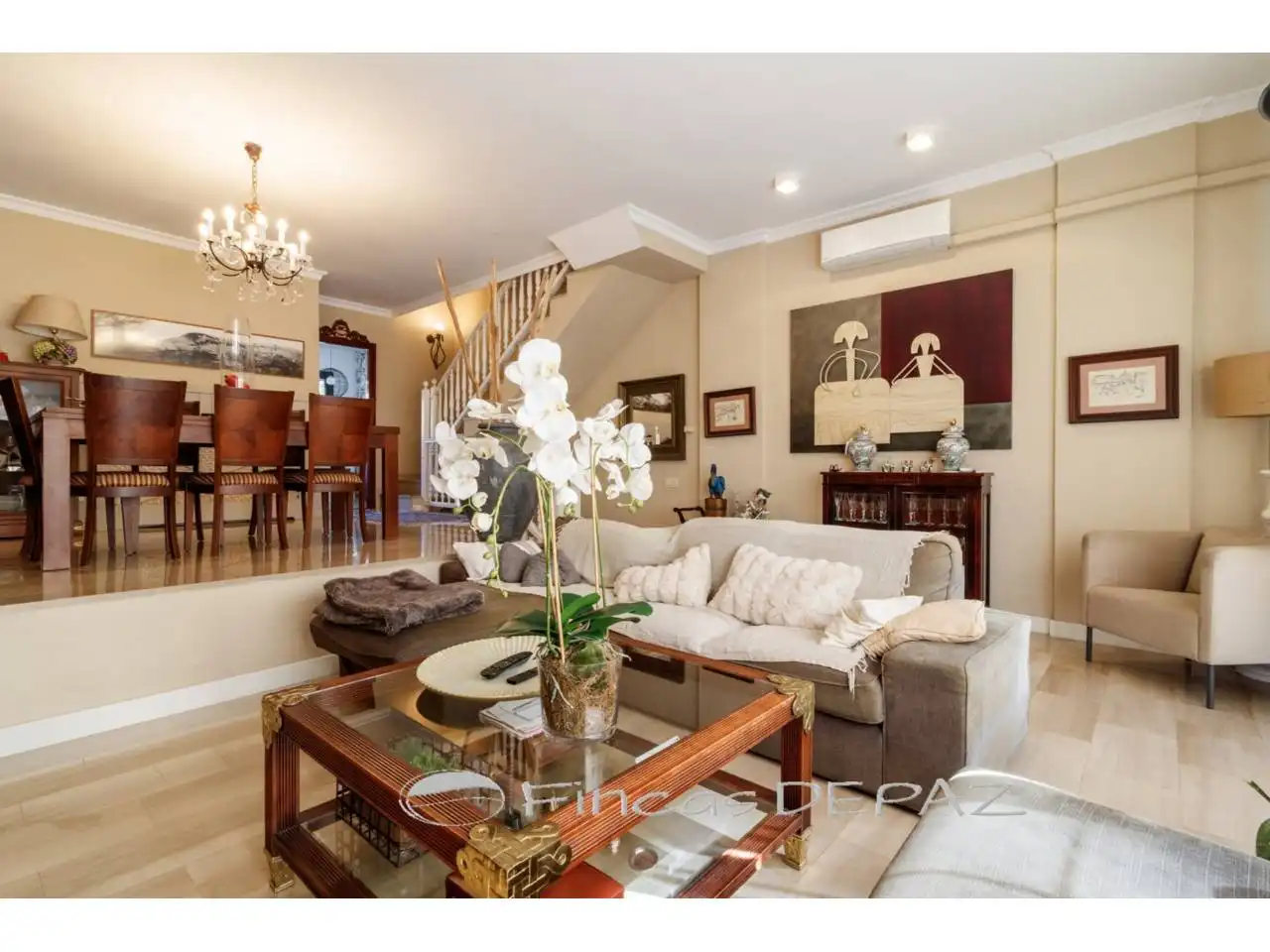 Living room of Single-family semi-detached for sale in Castelldefels  with Air Conditioner, Heating and Terrace