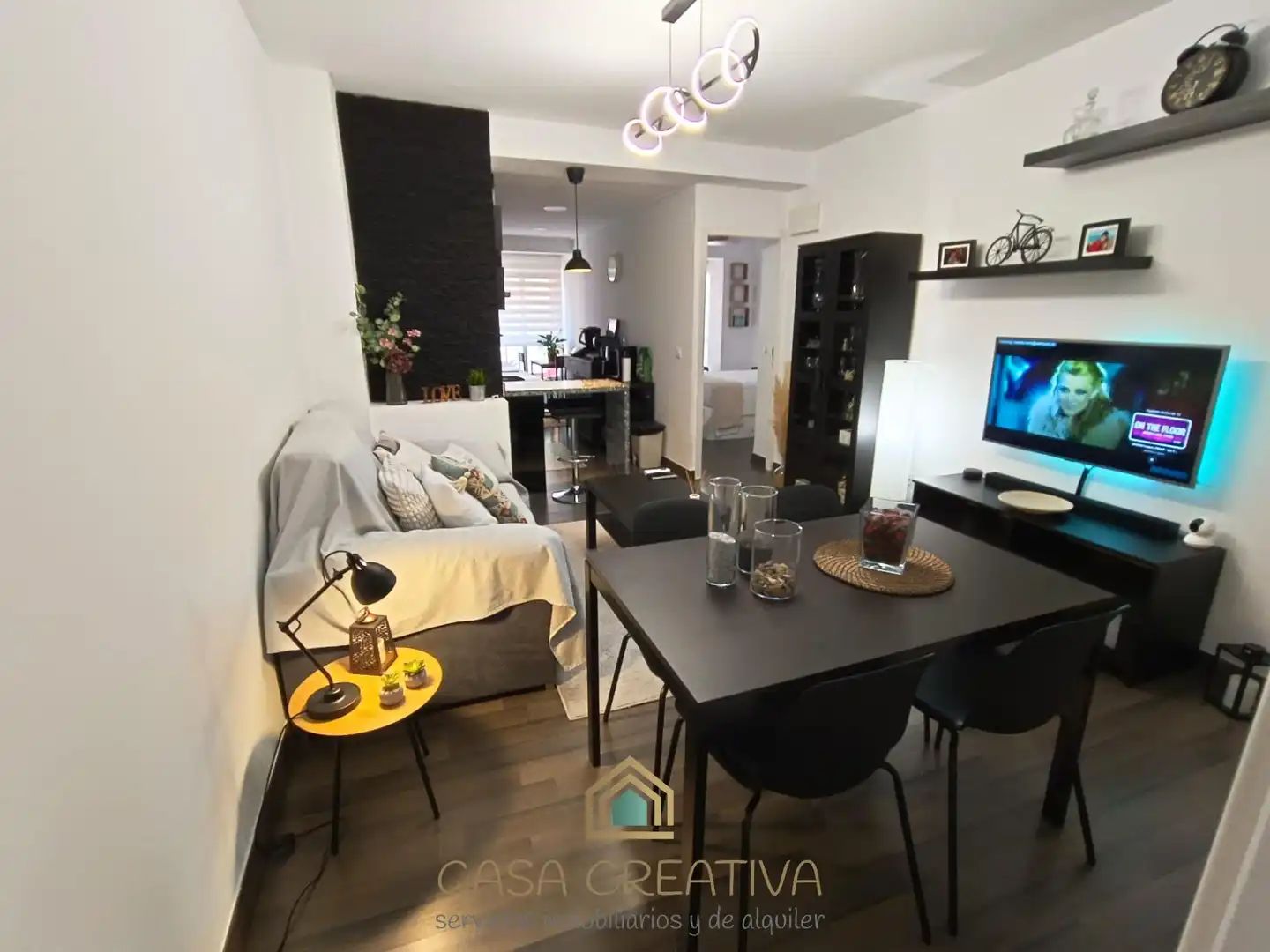 Living room of Flat for sale in Alzira  with Air Conditioner, Heating and Furnished