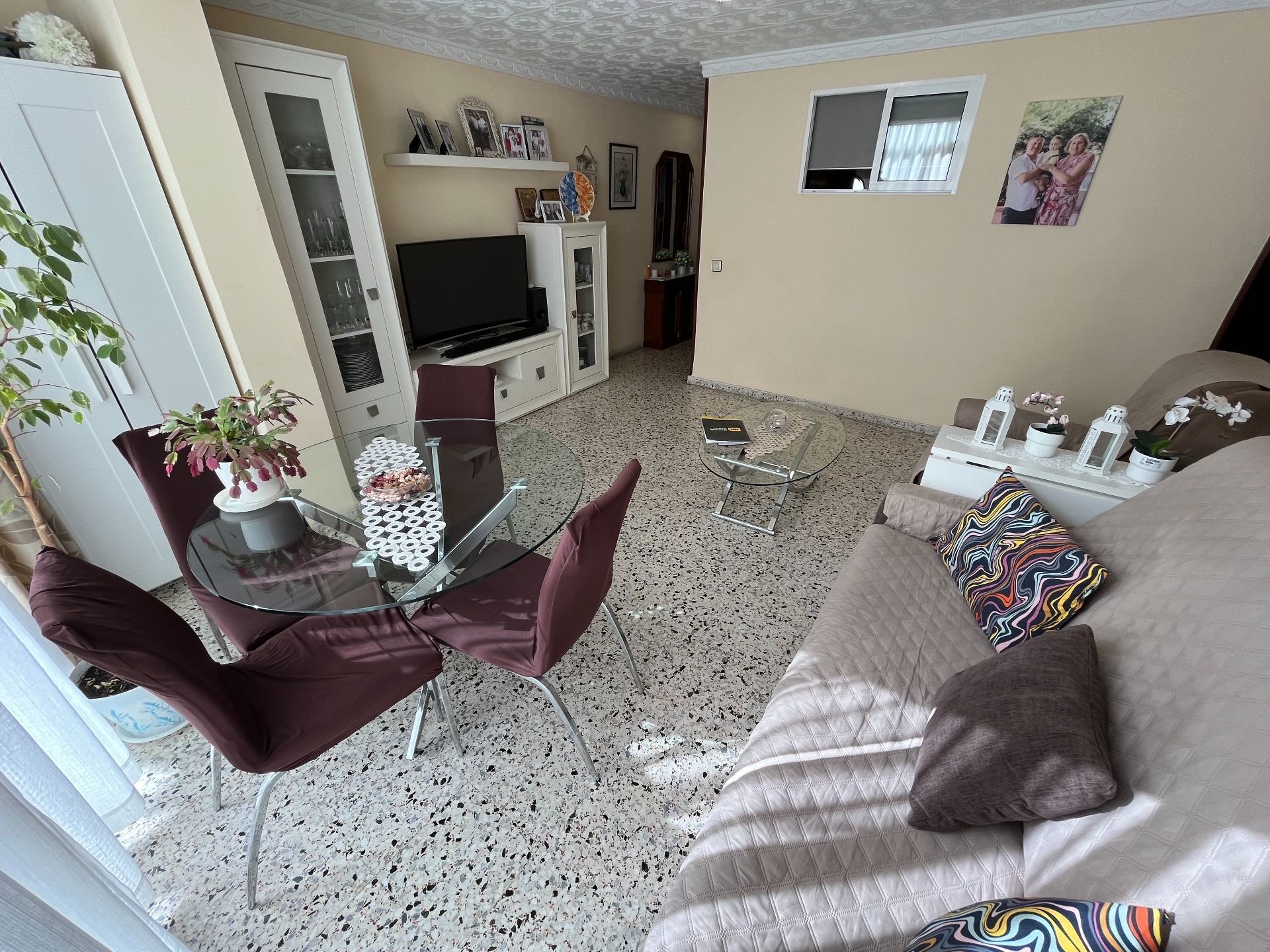 Living room of Flat for sale in Málaga Capital  with Air Conditioner and Terrace