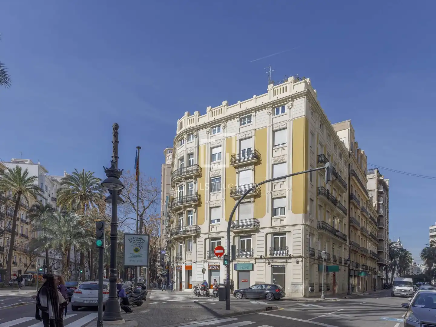 Vista exterior de Piso de alquiler en Valencia con Aire acondicionado, Calefacción y Parquet