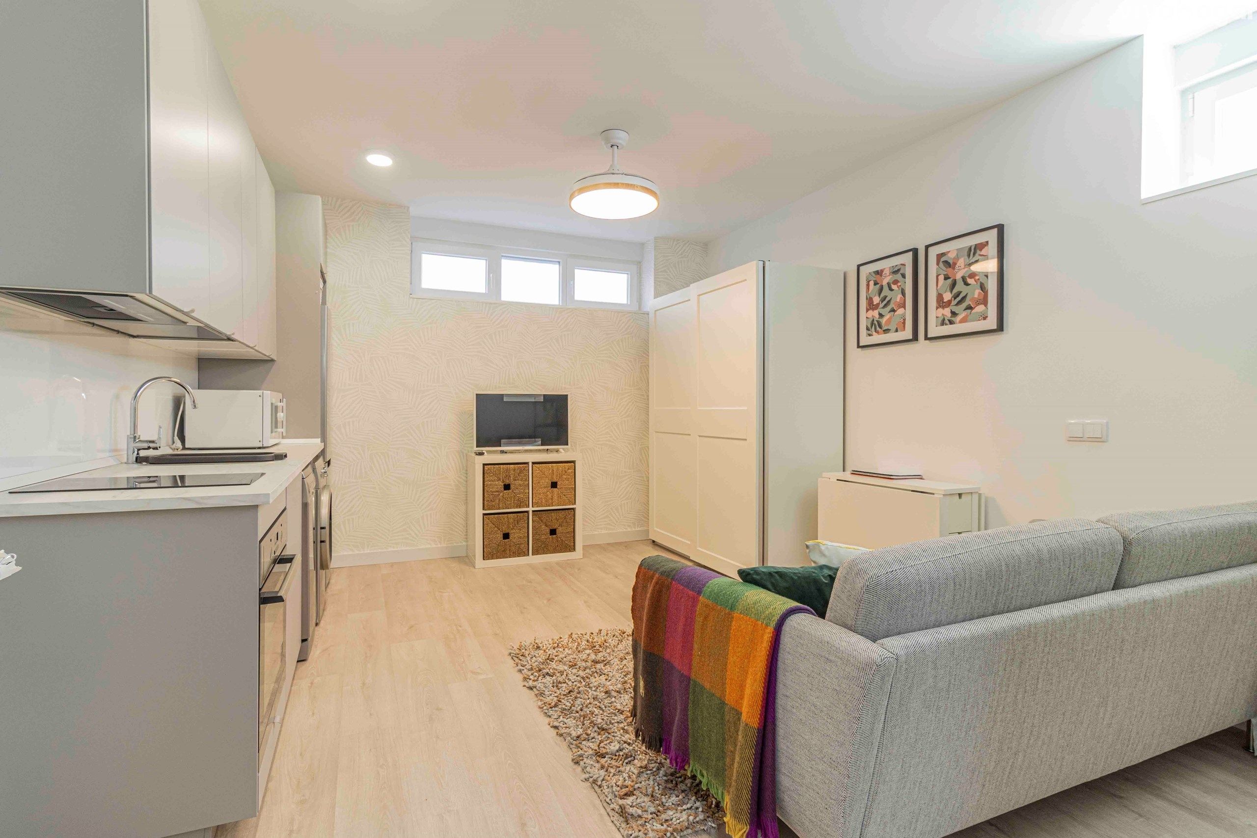 Estudi de lloguer en  Madrid Capital amb Calefacció i Moblat