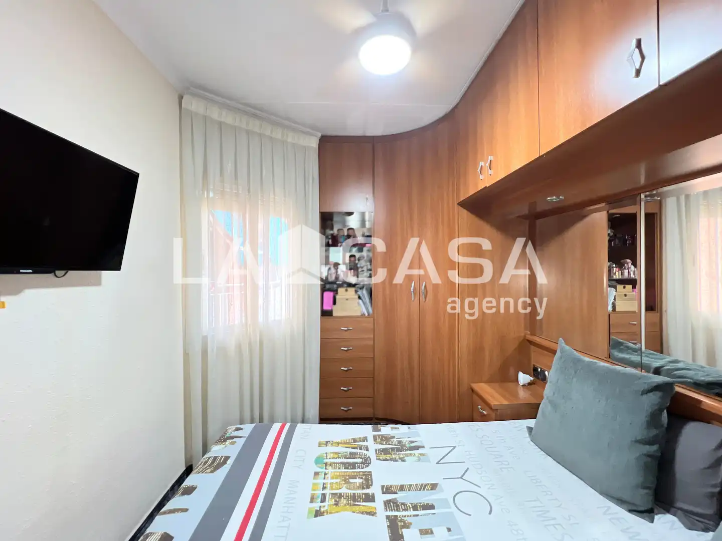 Schlafzimmer von Wohnung zum Verkauf in Badalona mit Heizung