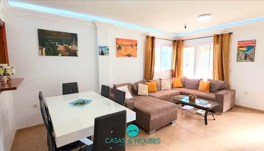 Dining room of Detached homes for sale in La Manga del Mar Menor  with Air Conditioner, Heating and Private garden