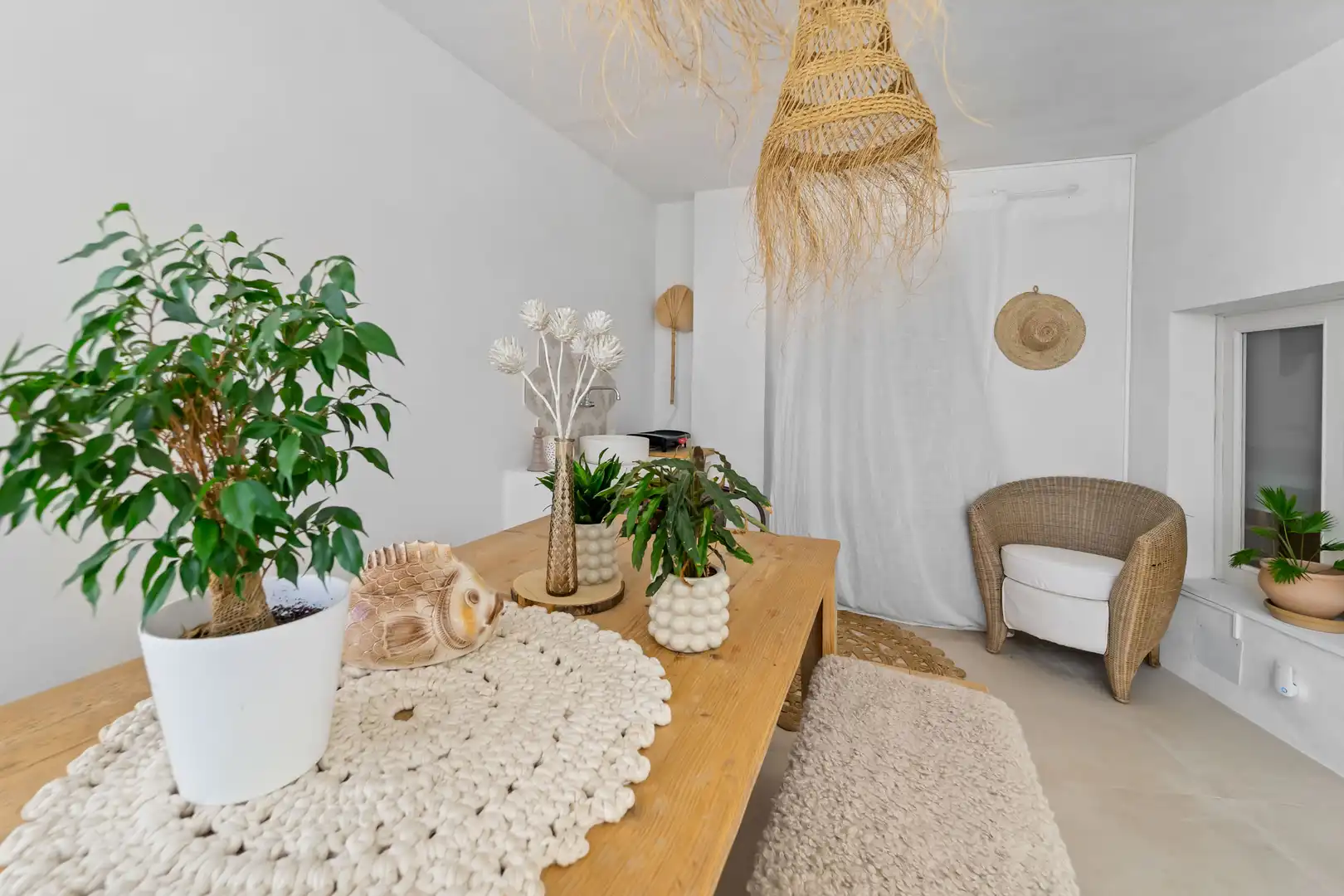 Wohnzimmer von Haus oder Chalet zum Verkauf in Felanitx mit Klimaanlage, Heizung und Terrasse