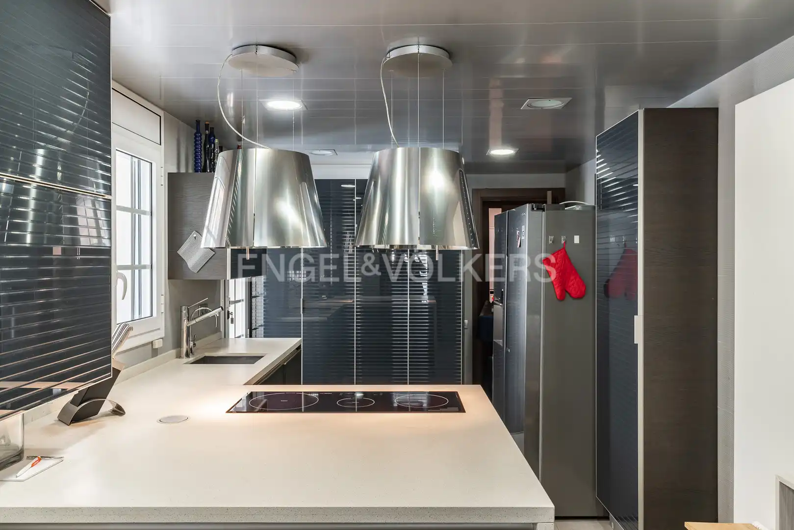 Kitchen of Flat for rent in Caldes d'Estrac  with Air Conditioner, Heating and Private garden