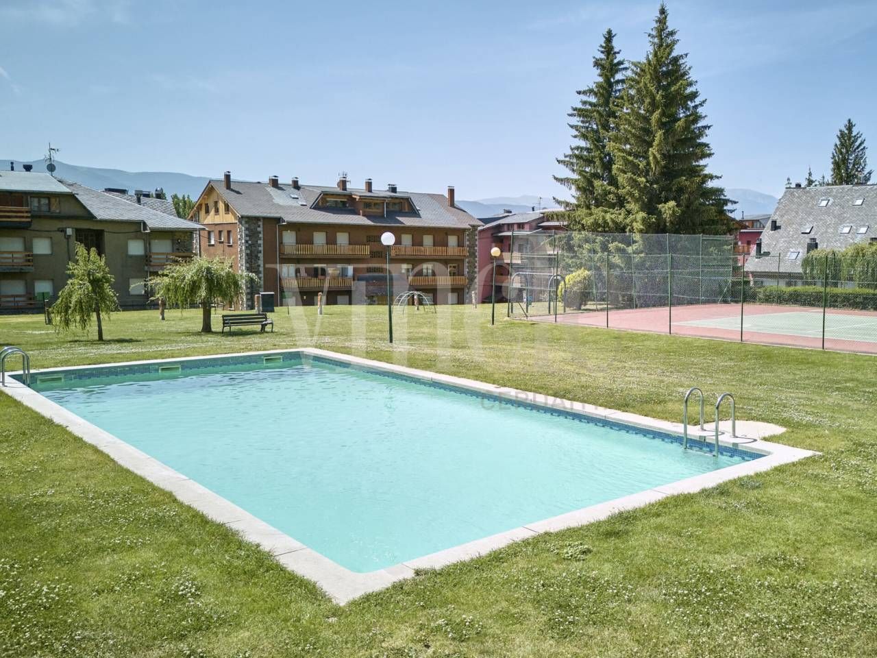 Swimming pool of Apartment for sale in Llívia  with Parquet flooring, Terrace and Storage room