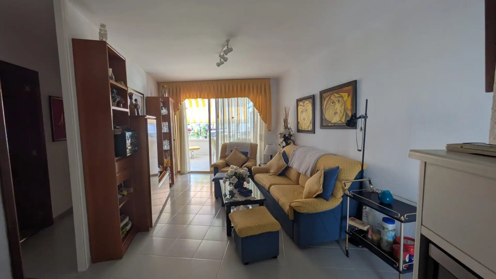 Sala d'estar de Apartament en venda en Cambrils amb Aire condicionat, Traster i Moblat