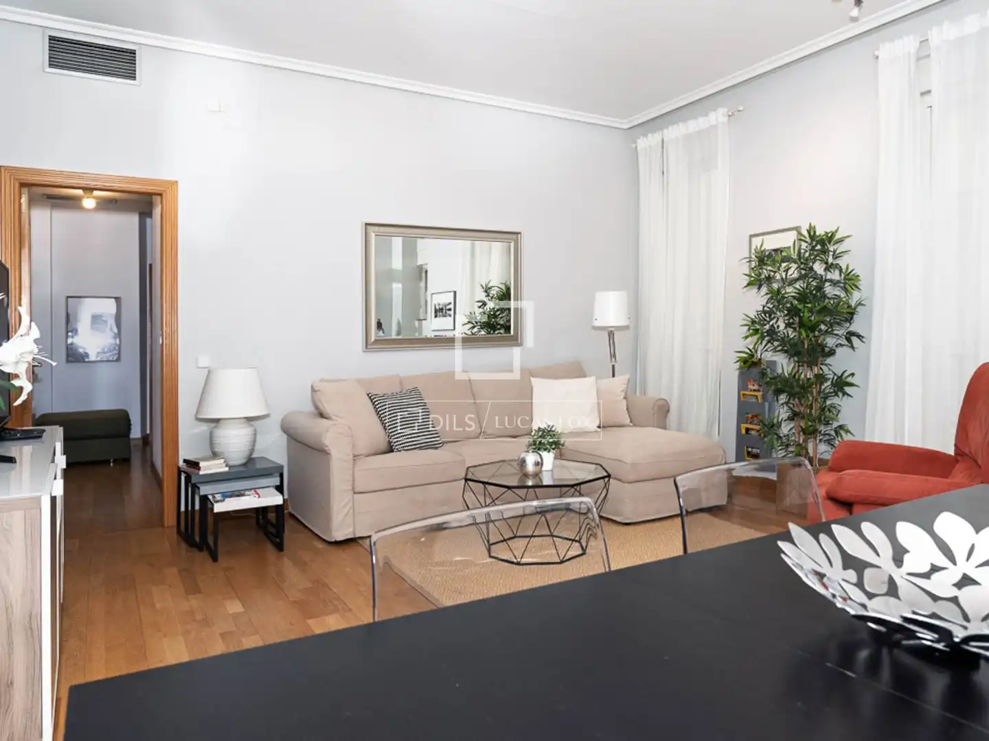 Sala de estar de Piso de alquiler en Fuente Palmera con Aire acondicionado y Amueblado