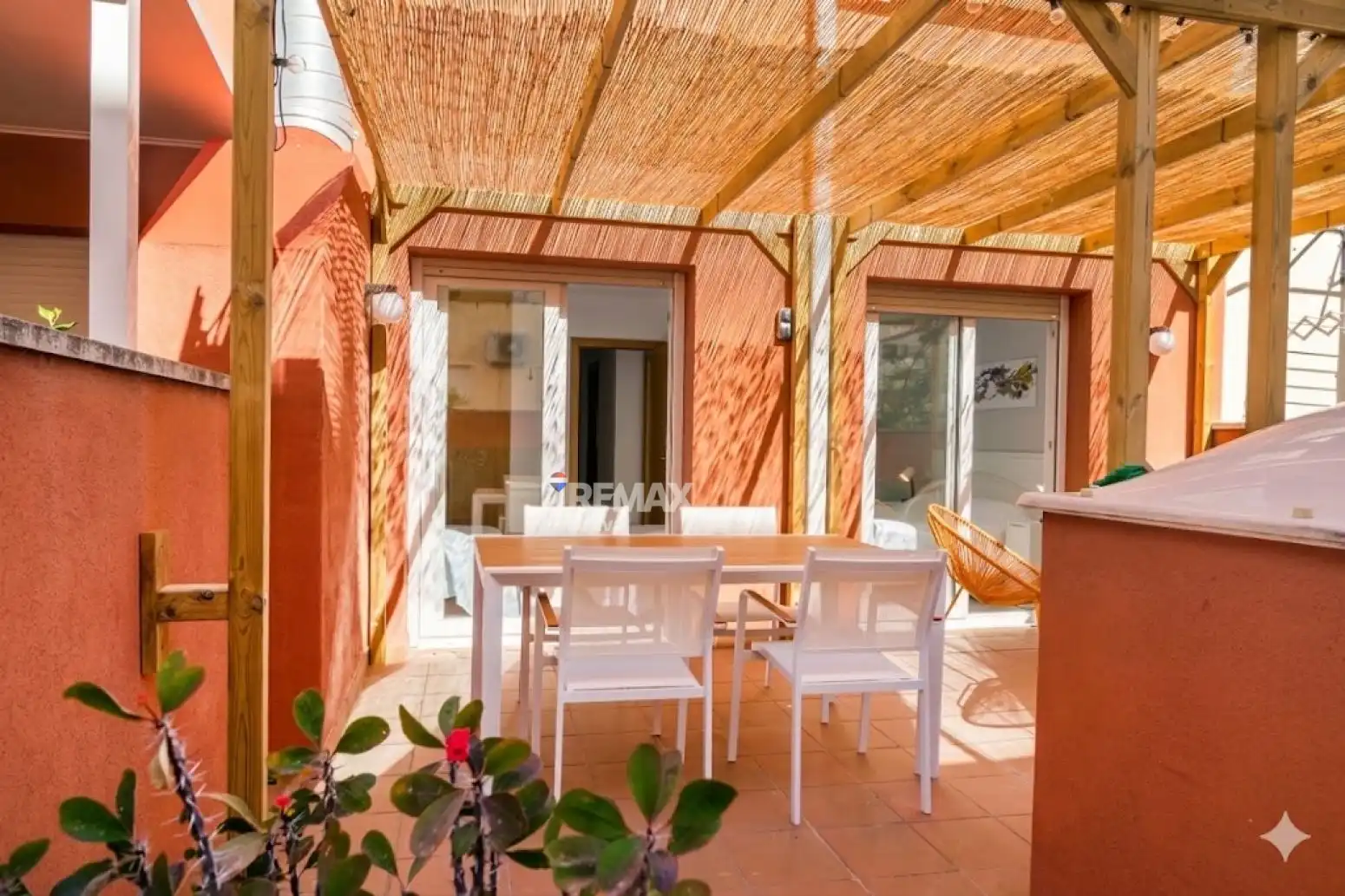Terrace of Flat for sale in Roses  with Air Conditioner, Heating and Terrace